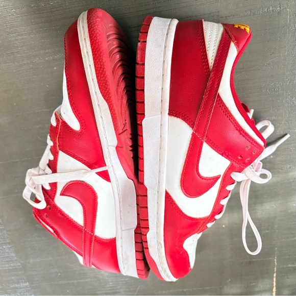 Nike Red and White Dunks - Picture 9 of 14